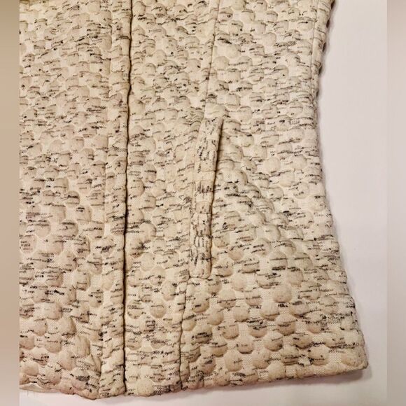 TART Collection Moto Style Sweater Jacket Size XS-M Mixed Fabric White - Picture 8 of 10